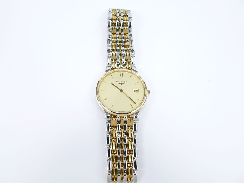 LONGINES クォーツ腕時計 型番：L5.632.3 Longines La Grande Classique Champagne Stainless Steel & 18k Gold