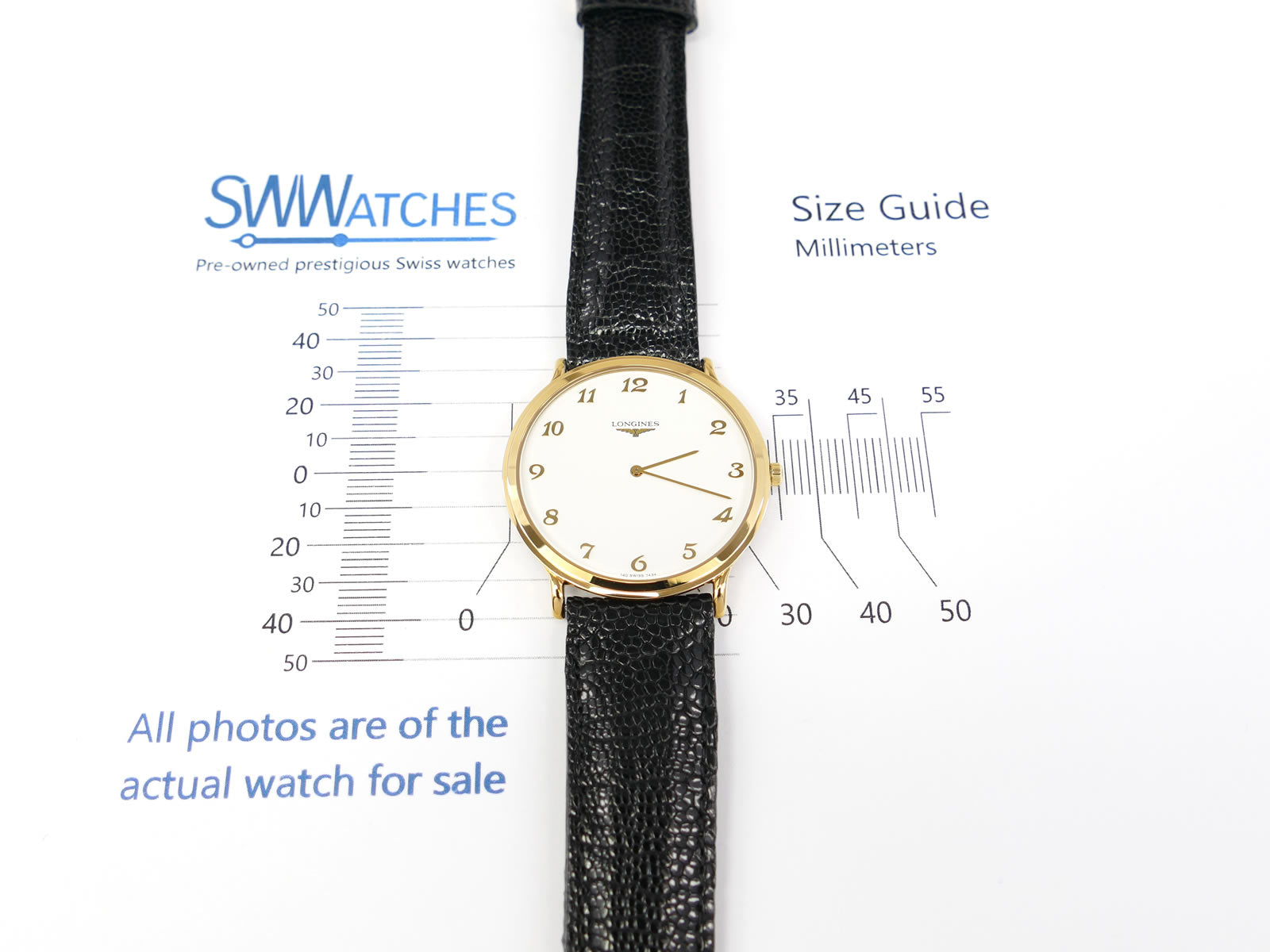 Longines La Grande Classique case size 34mm
