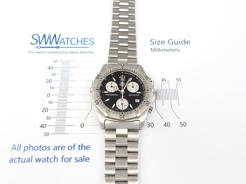 TAG Heuer 2000 Chronograph case size 38mm CK1110-0