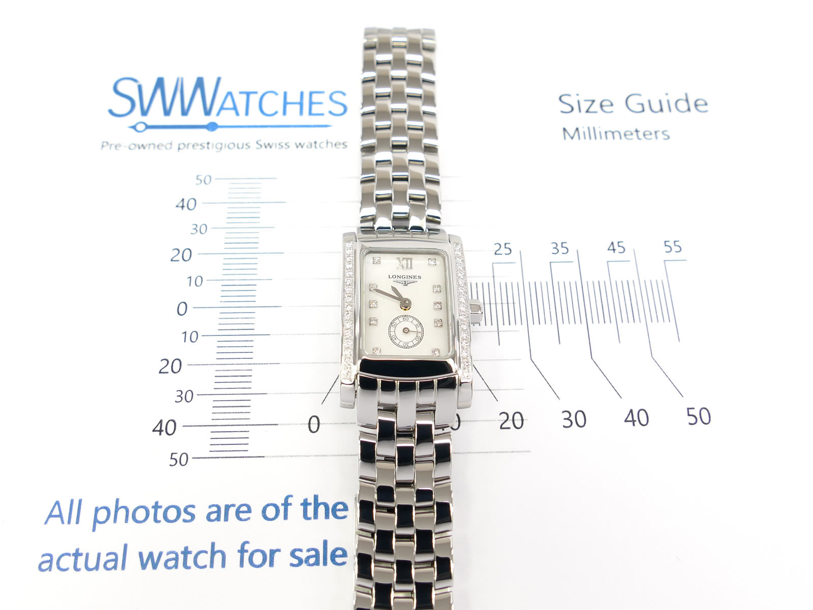 Longines DolceVita L5.155.0 case size 20 x 30mm