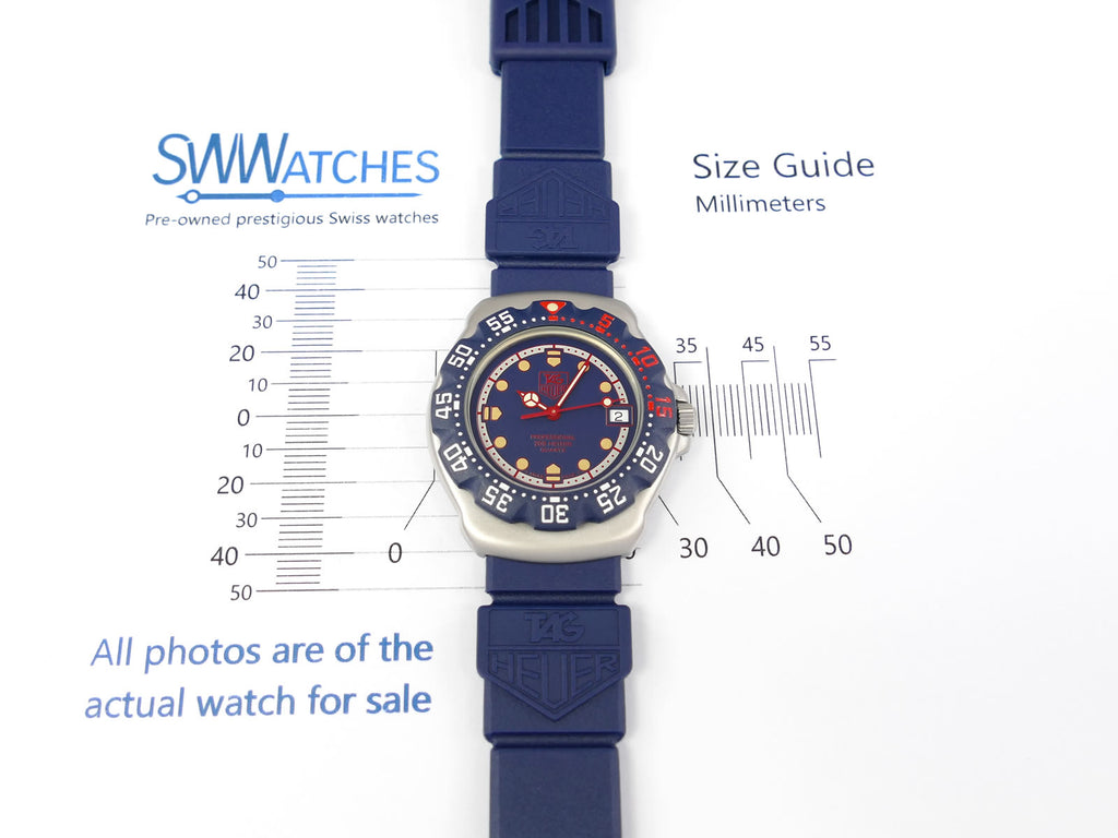TAG Heuer Formula 1 Blue 370.513 Mid size 35mm case