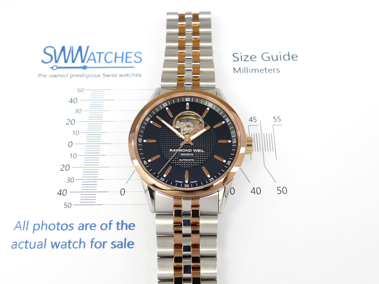 Raymond Weil Freelancer 27101 Case size 43mm