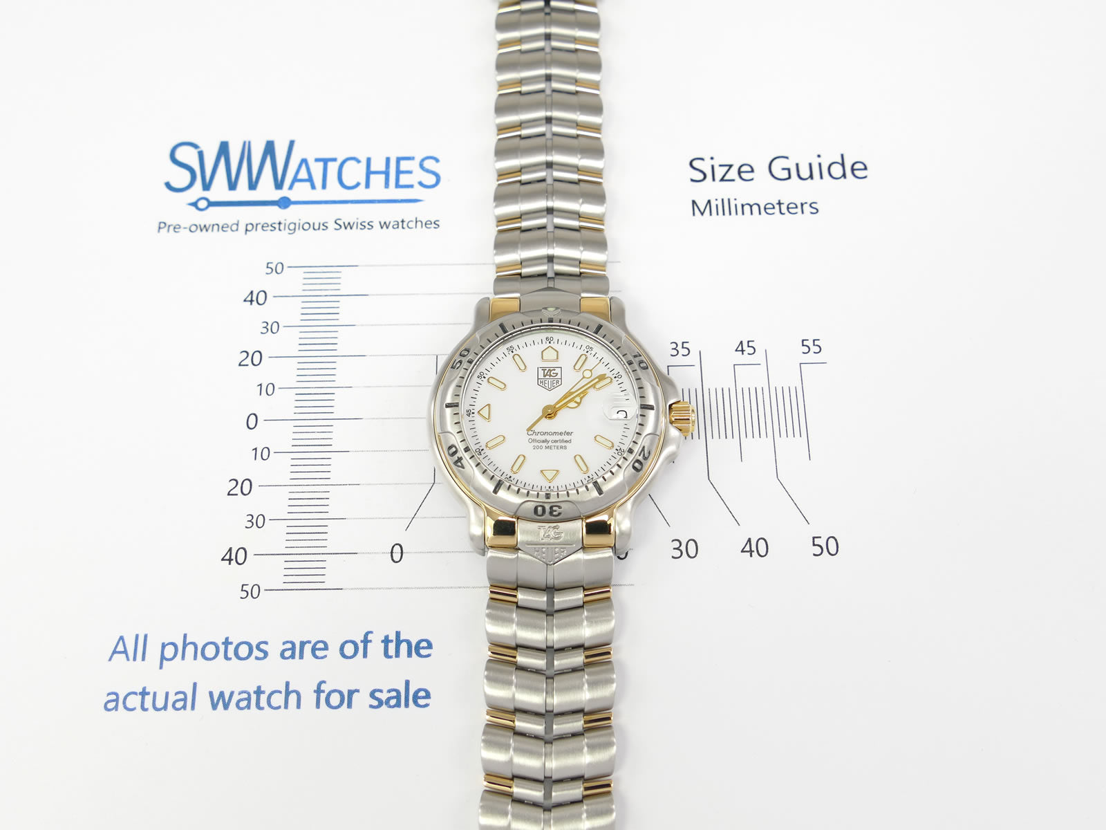 TAG Heuer 6000 WH5251-K1 Mid Size 35mm case size