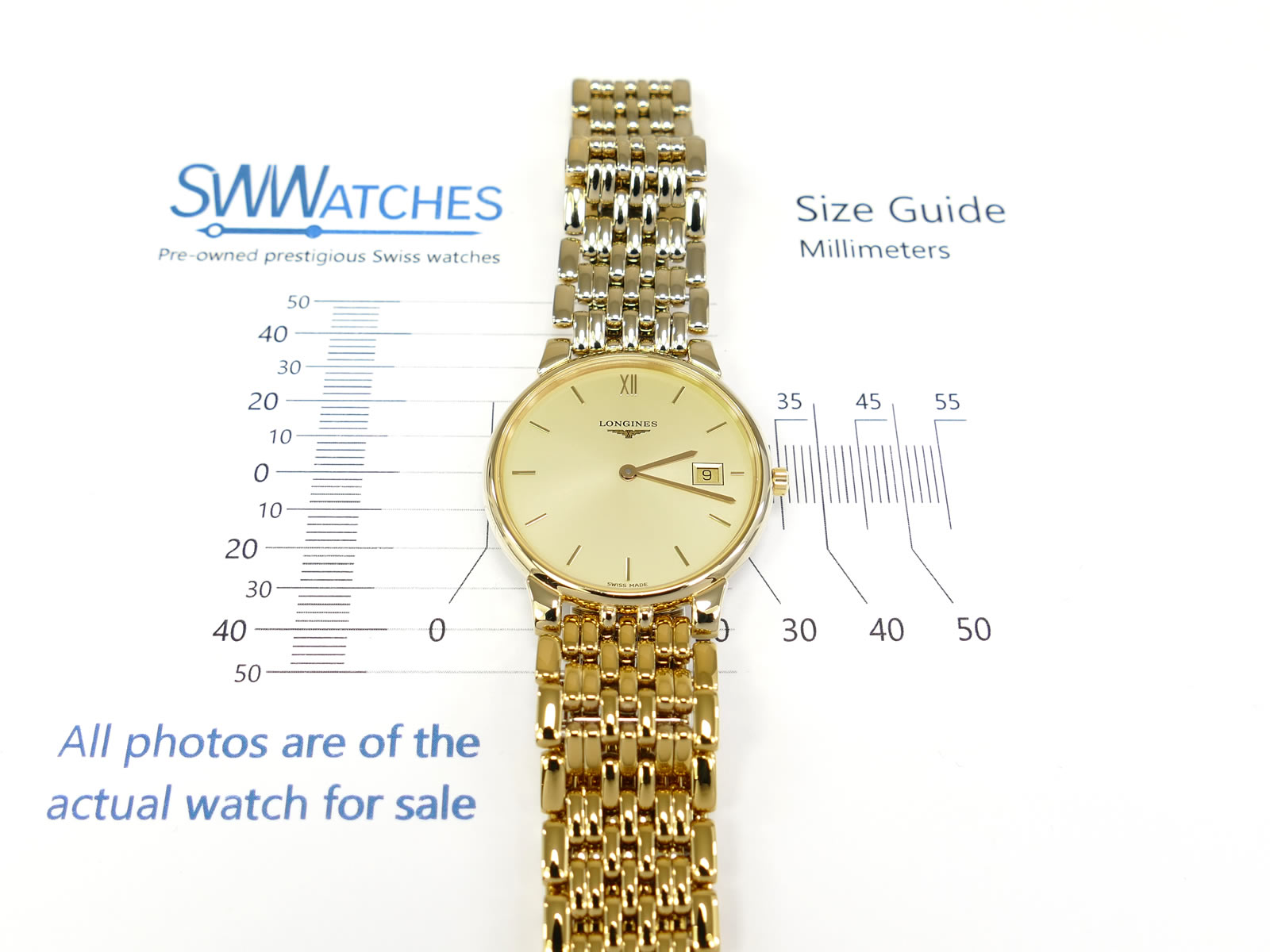 Longines La Grande Classique Presence 33mm case size L5.632.2