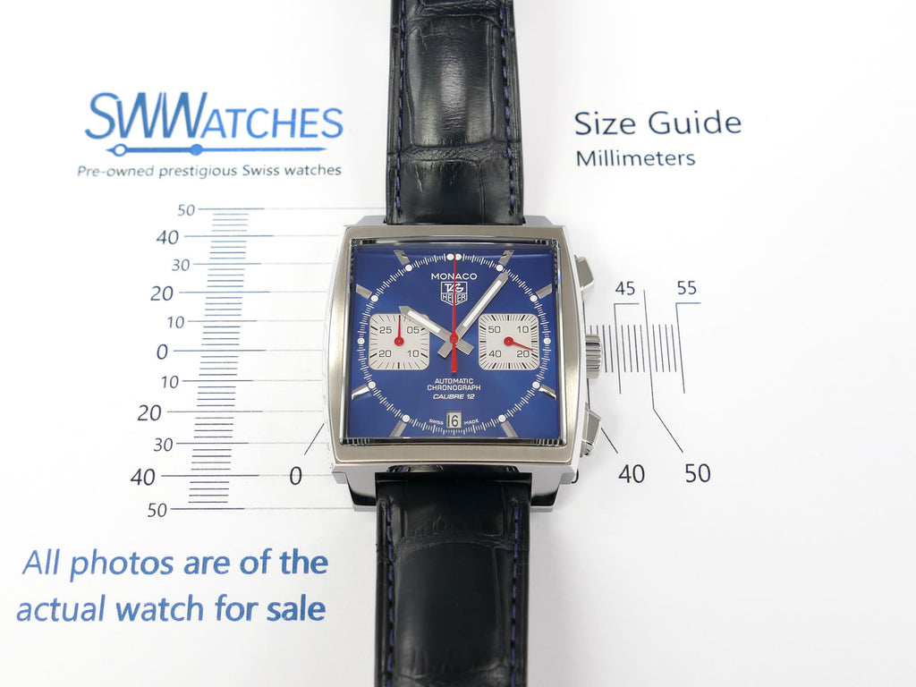 TAG Heuer Monaco CAW2111.FC6183 case size 39mm square