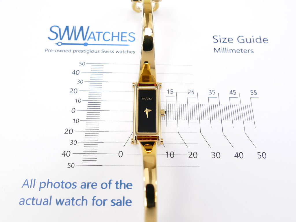 Gucci 1500L case size 12 x 30mm