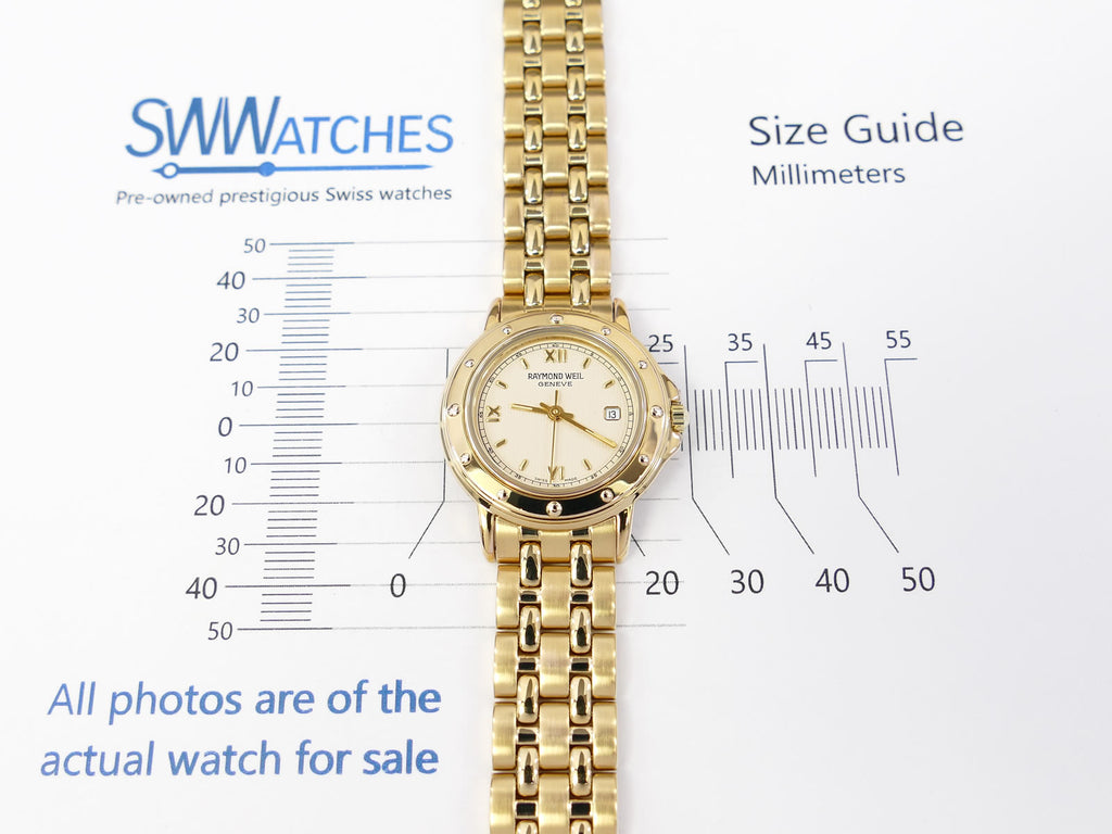 Raymond Weil Tango 5360 case size 27mm