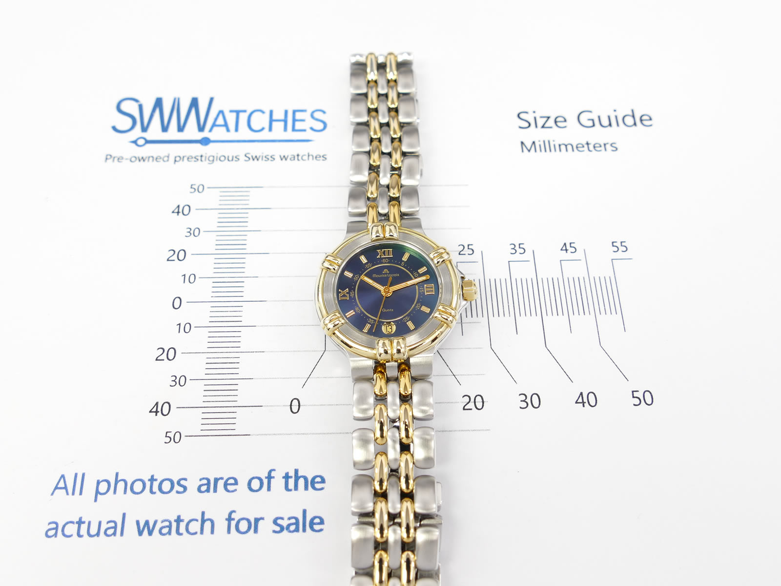 Maurice Lacroix Calypso case size 25mm