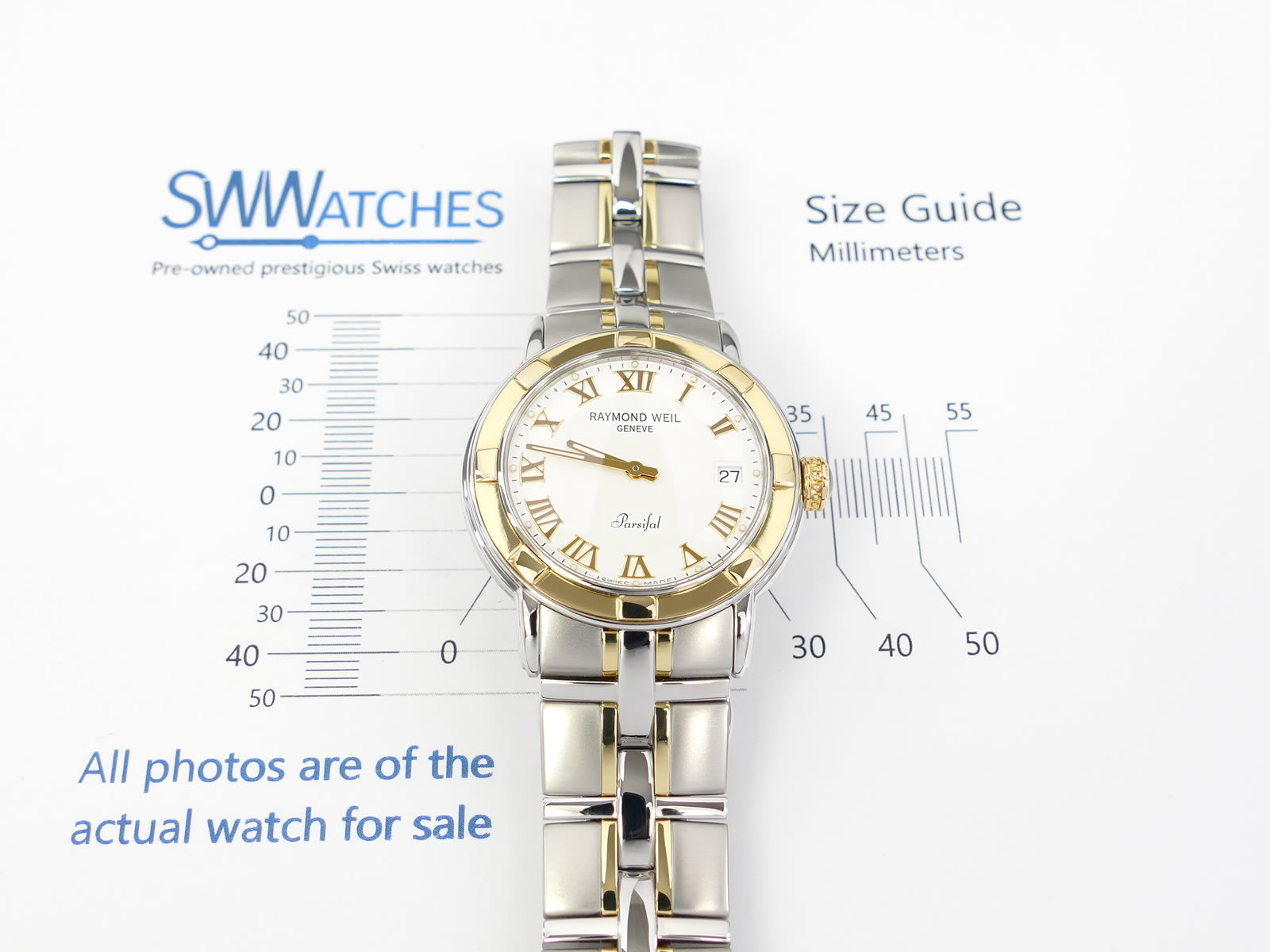 Raymond Weil Parsifal 9540 case size 38mm