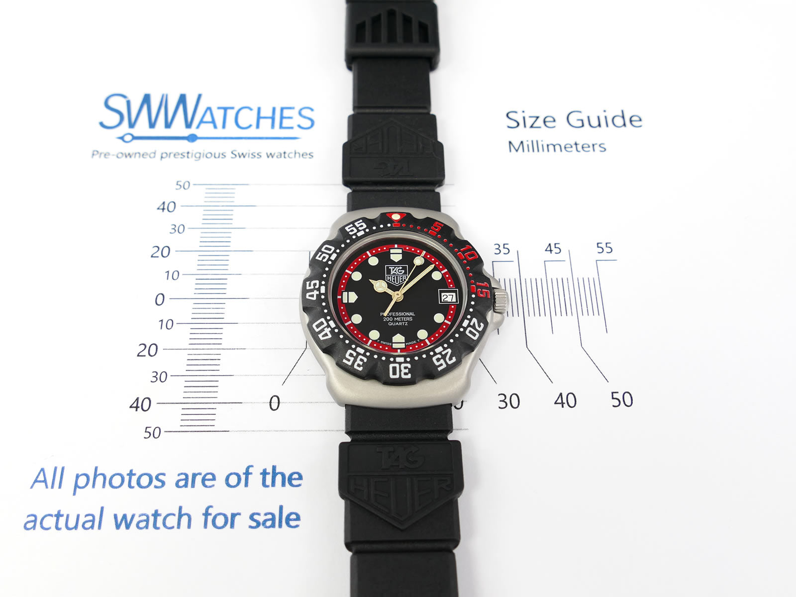 TAG Heuer Formula 1 374.513 Mid size 35mm case size