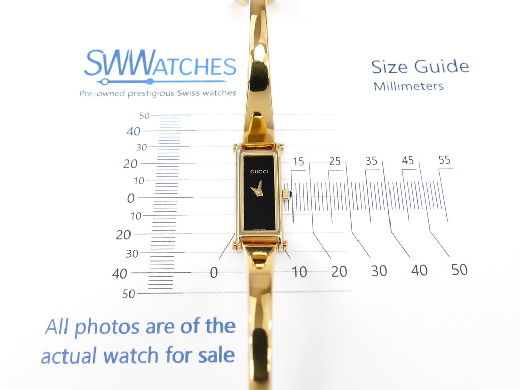 Gucci 1500L case size 12 x 30mm
