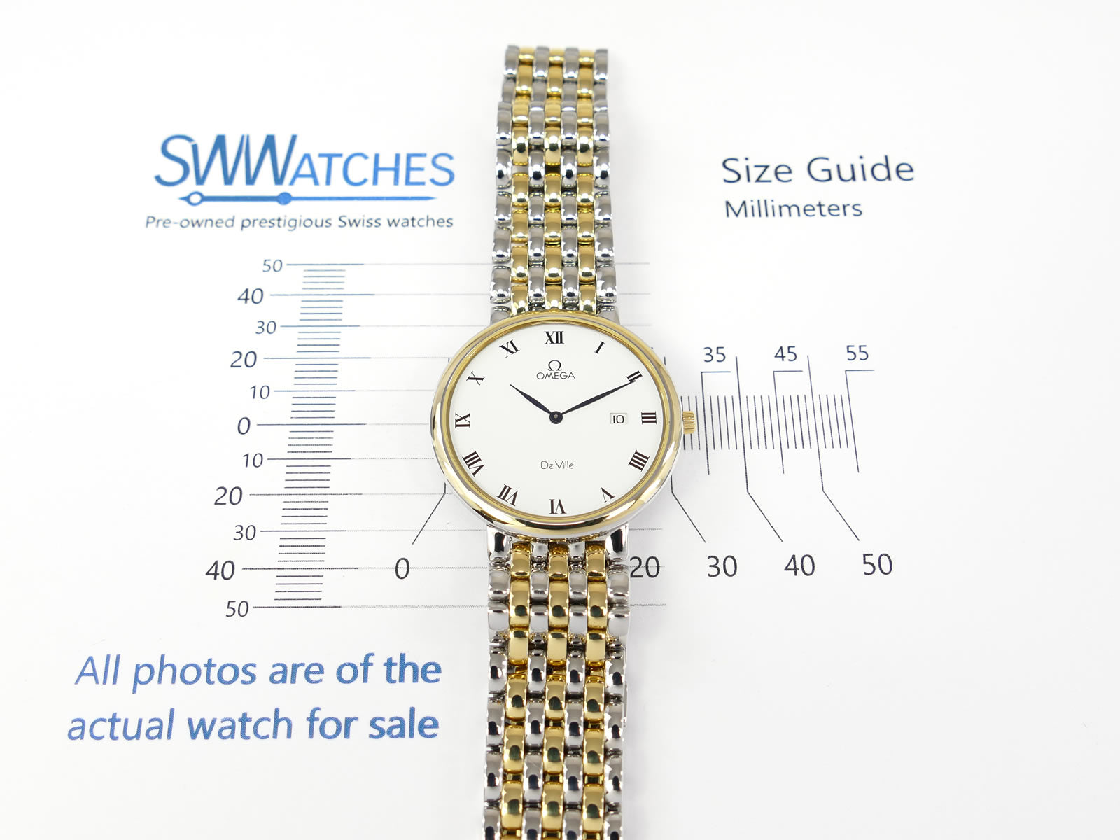 Omega De Ville case size 32mm