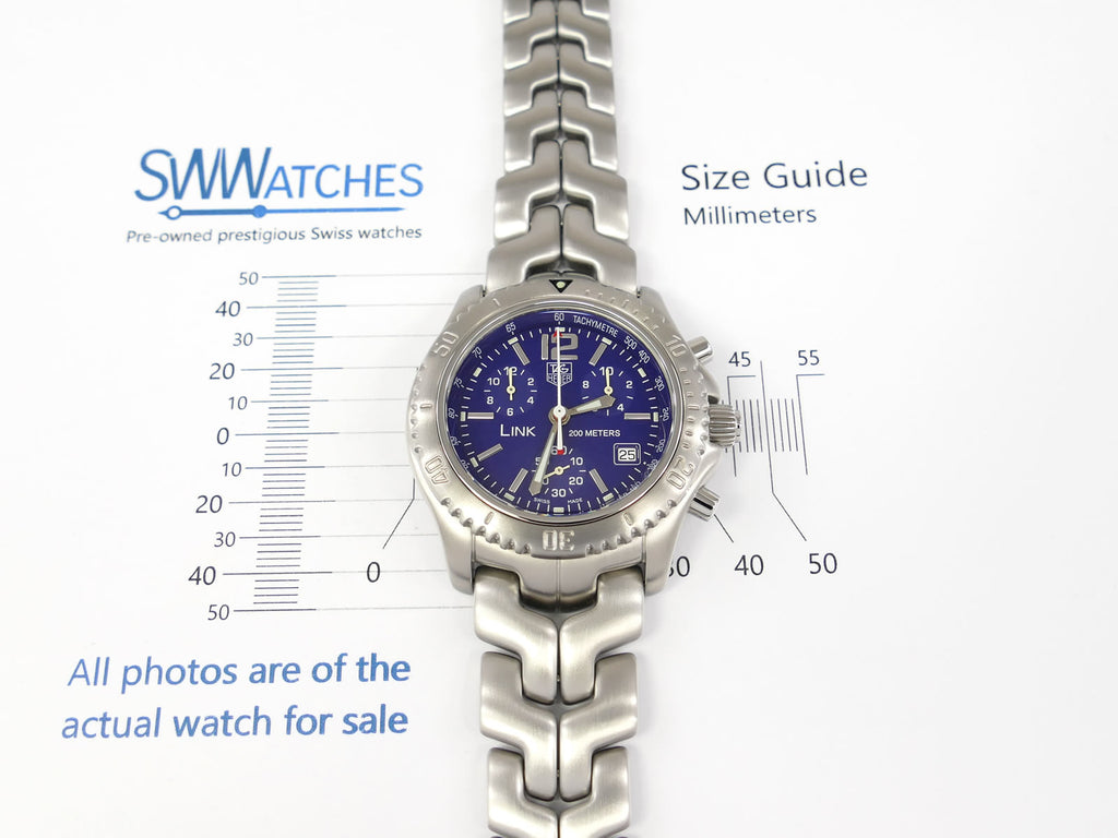 TAG Heuer Link CT1110.BA0550 case size 41mm