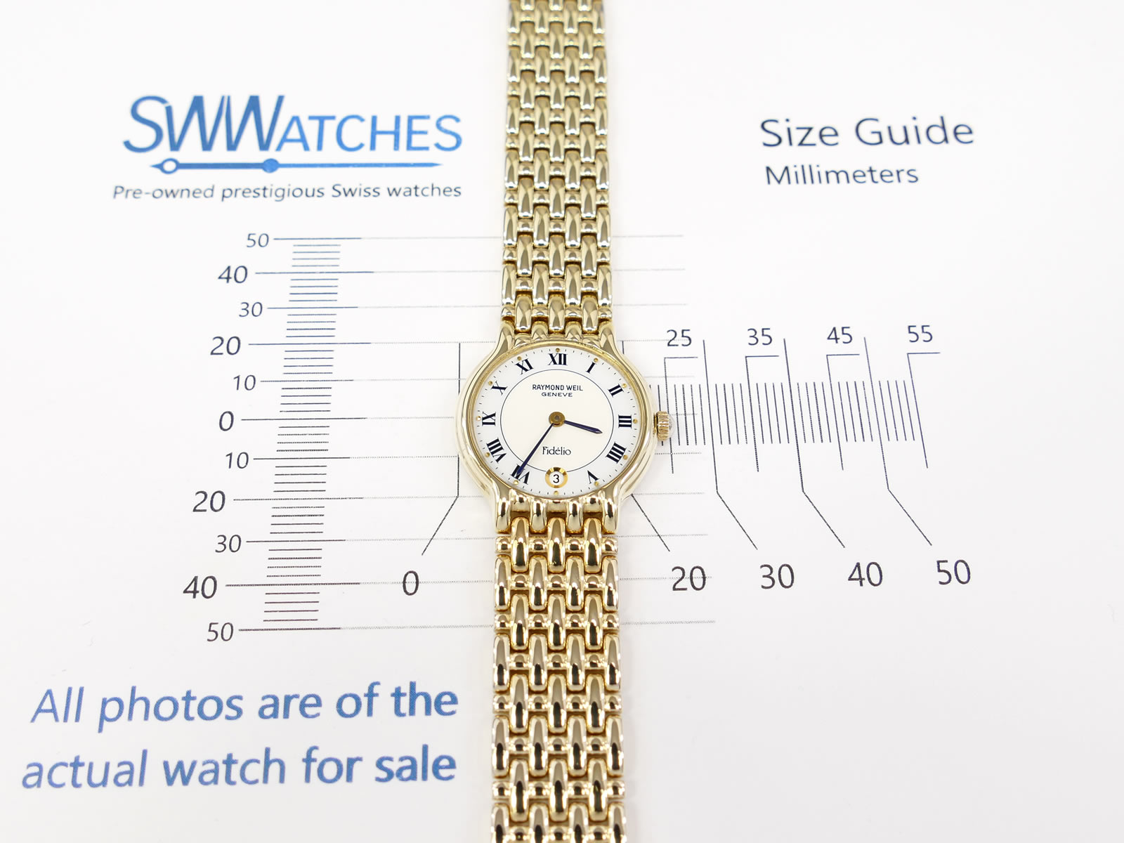 Raymond Weil Fidélio 4702 case size 24mm