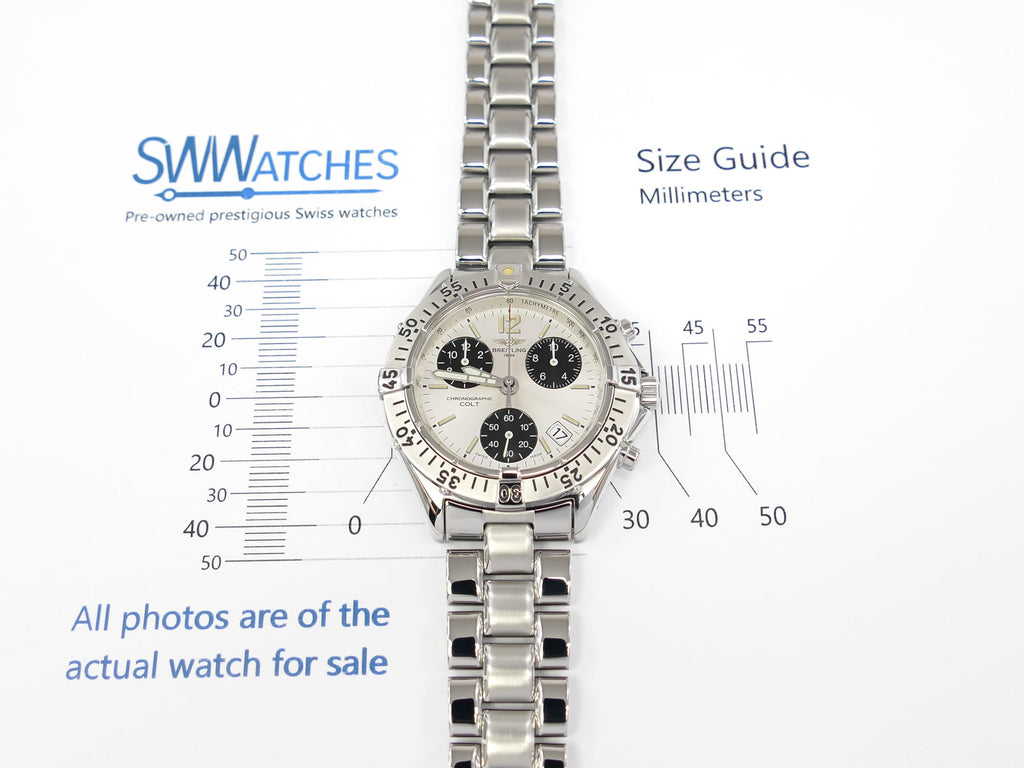 Breitling Colt Chrono 38mm case size A53035