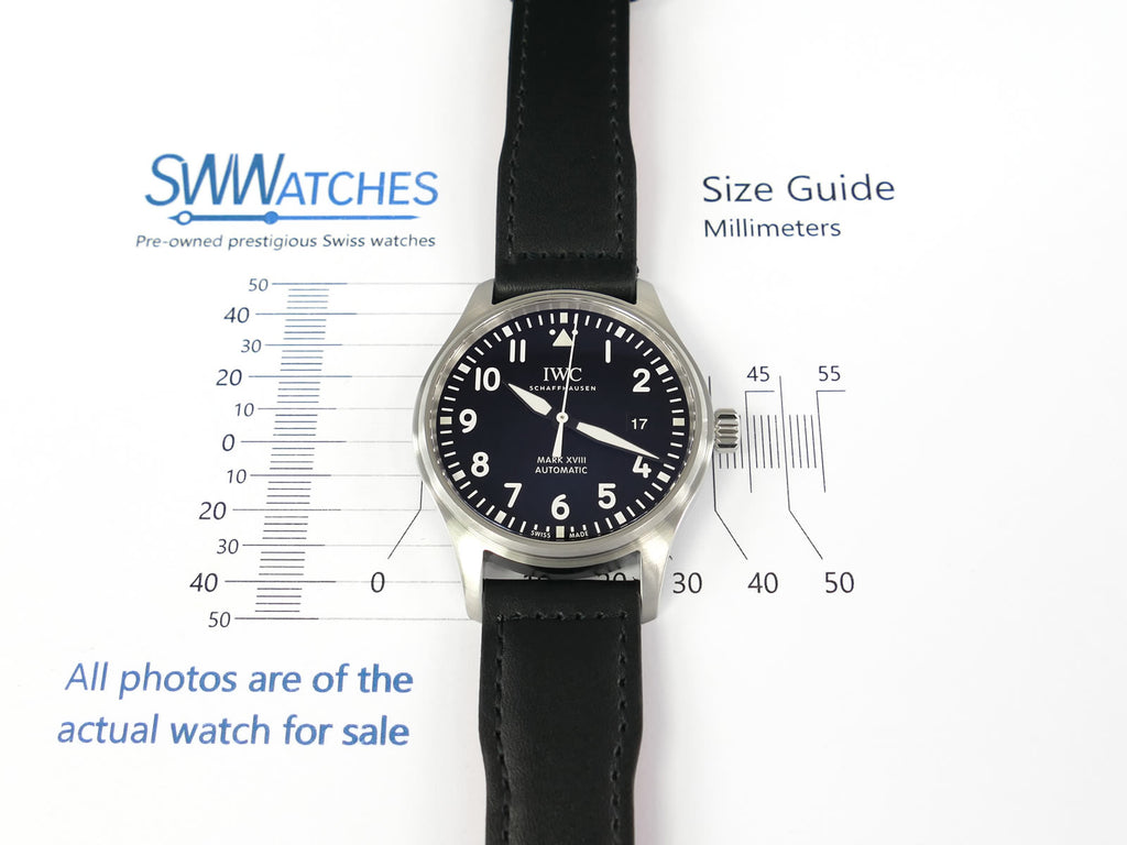 IWC Pilot's Mark XVIII IW327001 case size 40mm