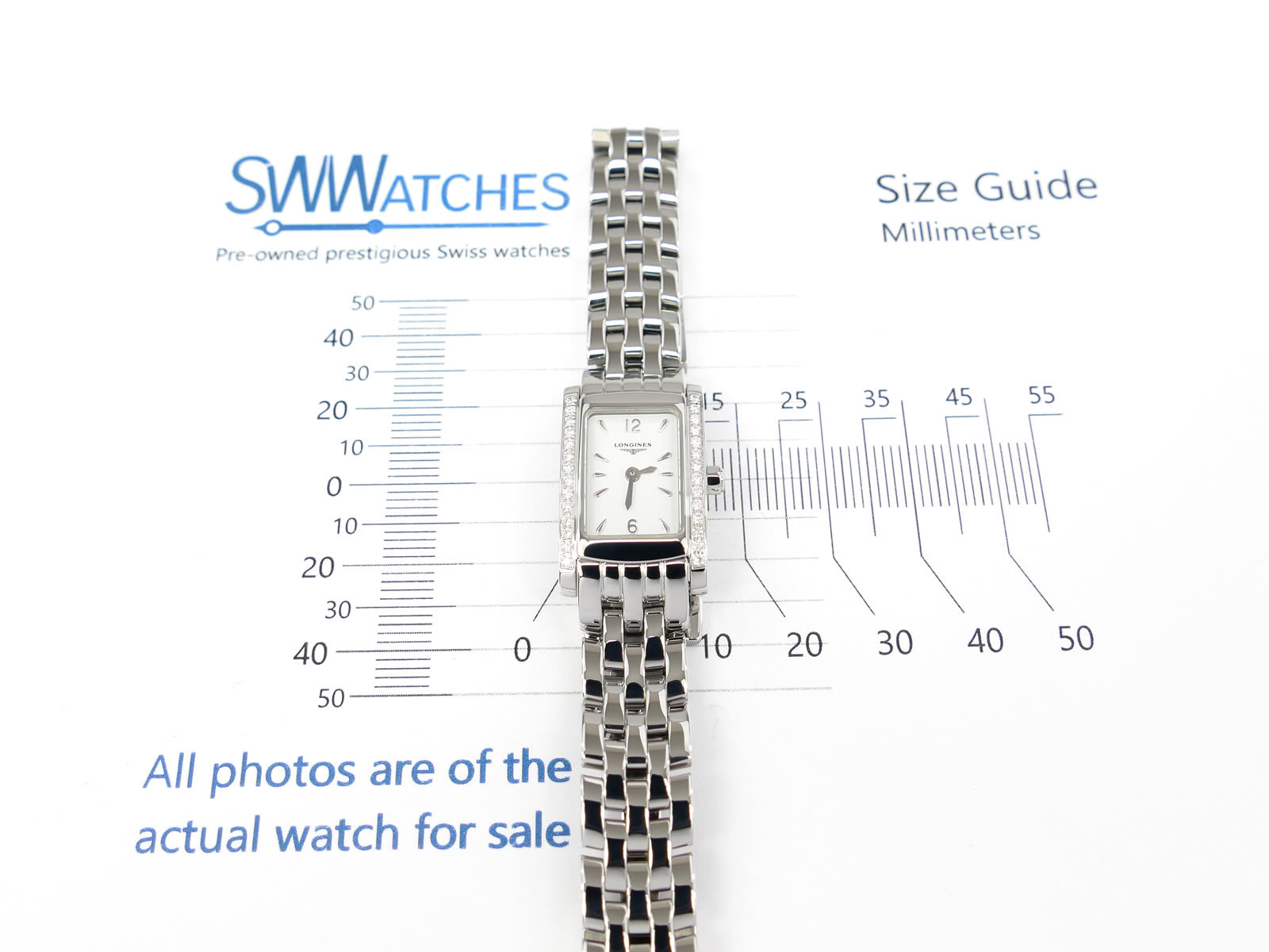 Longines DolceVita L5.158.0 case size 16 x 25mm