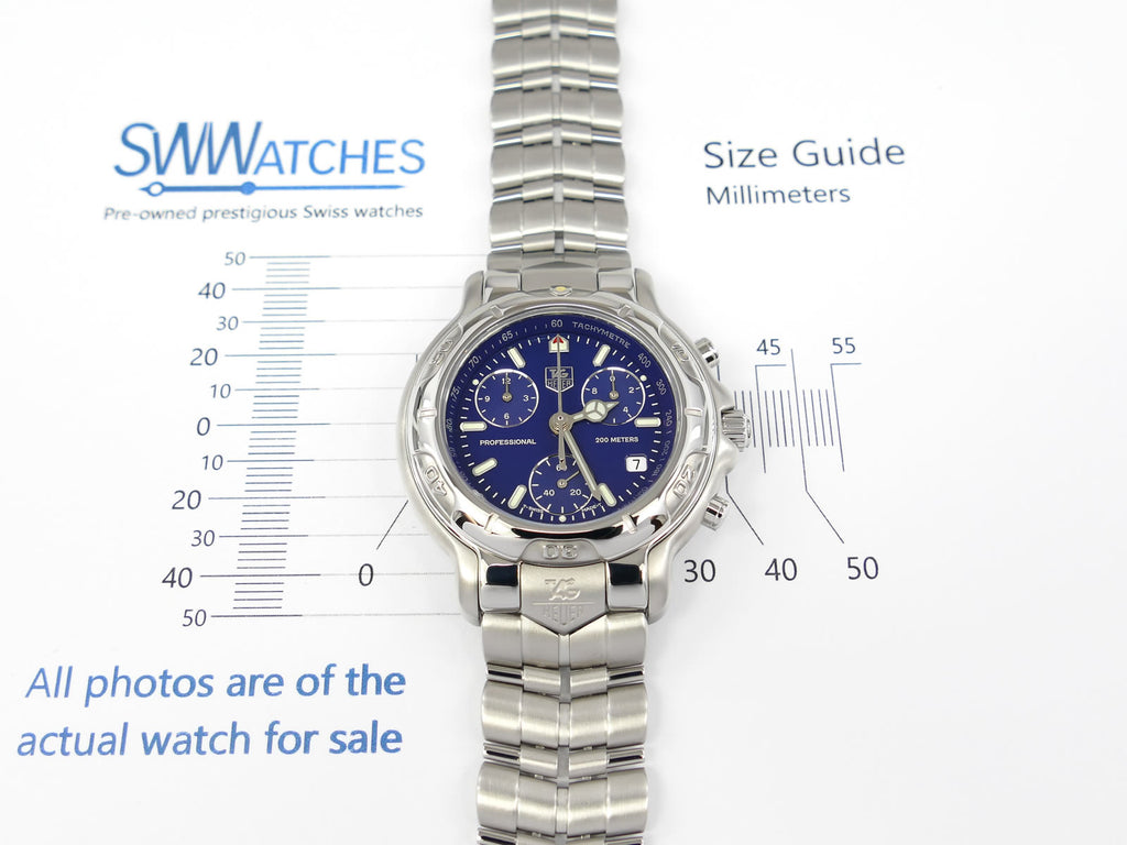 TAG Heuer 6000 40mm case size CH1111-0