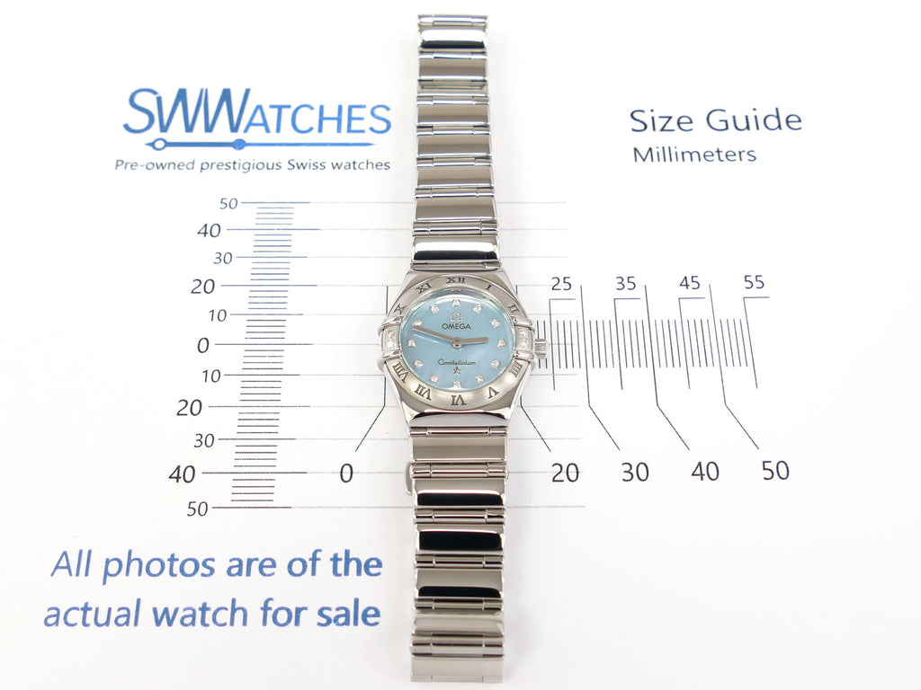 Omega Constellation 1566.86.00 case size 22.5mm