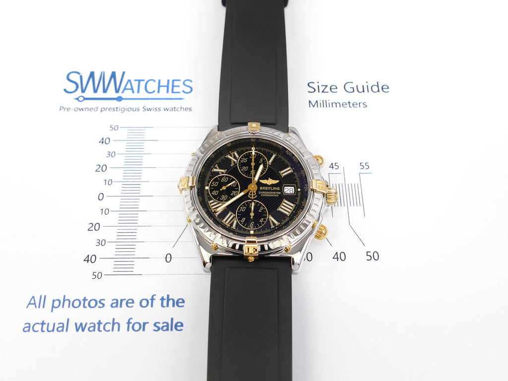 Breitling Crosswind Chronograph B13355 case size 43mm