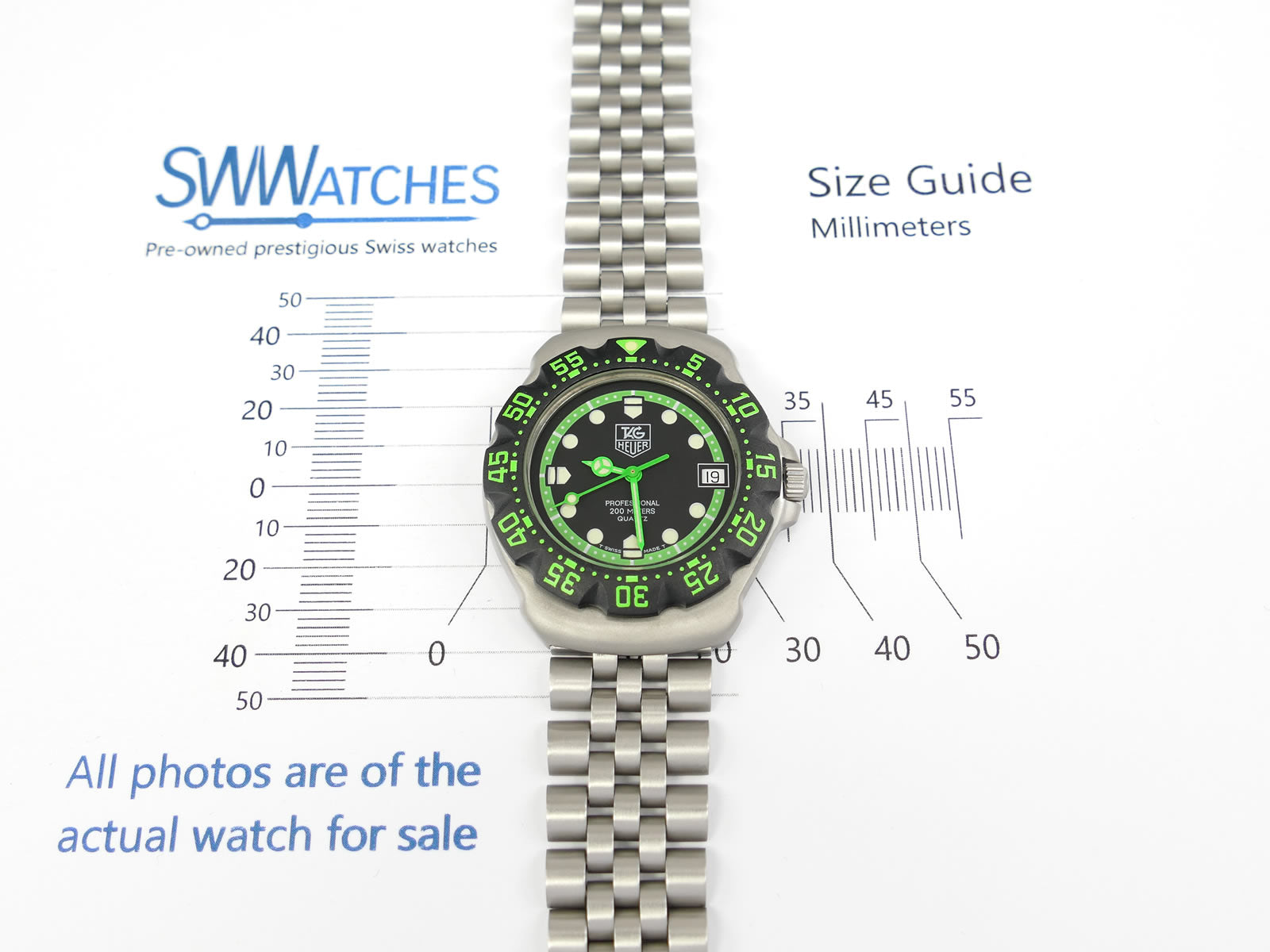 TAG Heuer Formula 1 375.513 Mid size 35mm case size