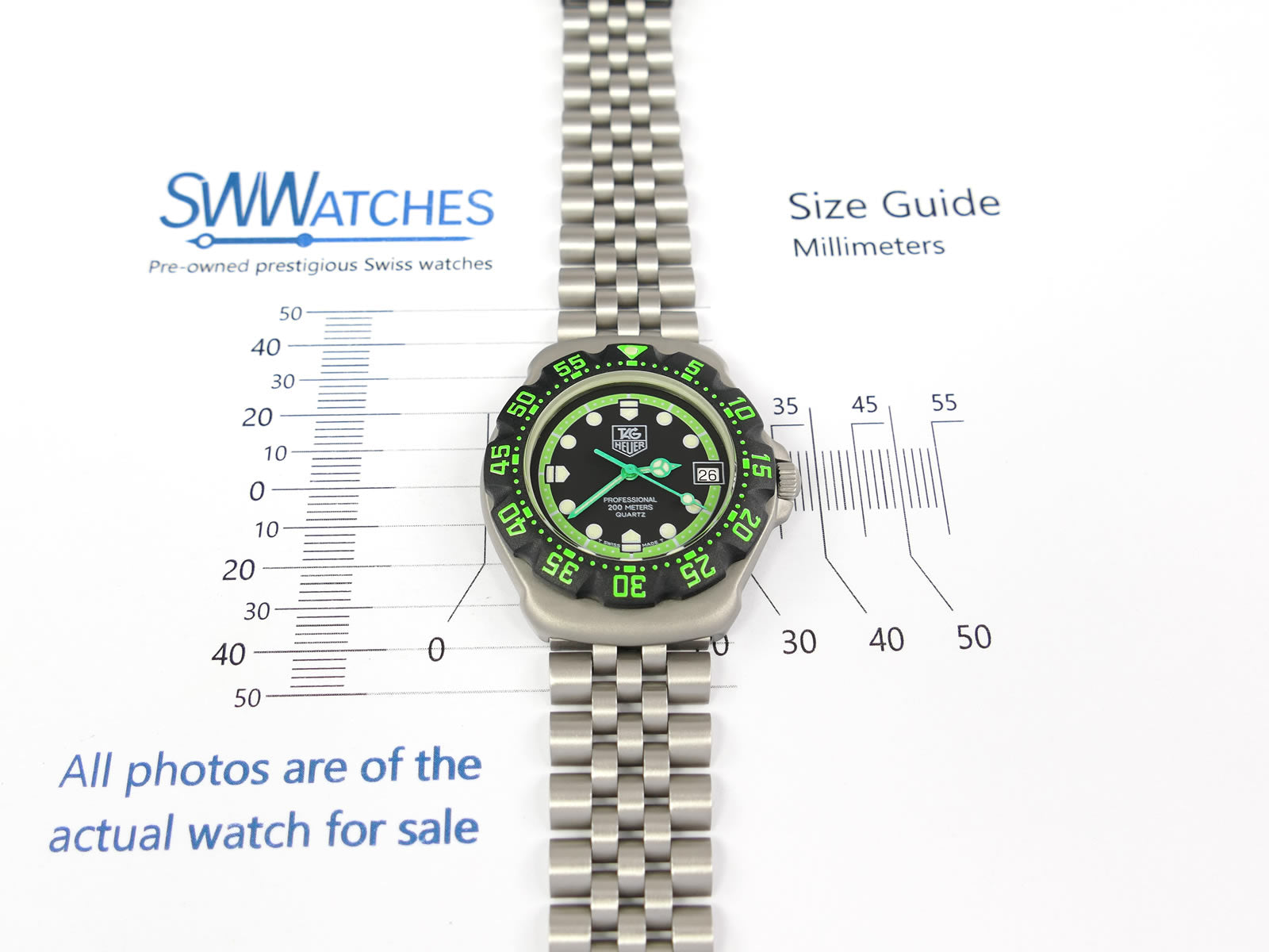 TAG Heuer Formula 1 375.513 Mid size 35mm case