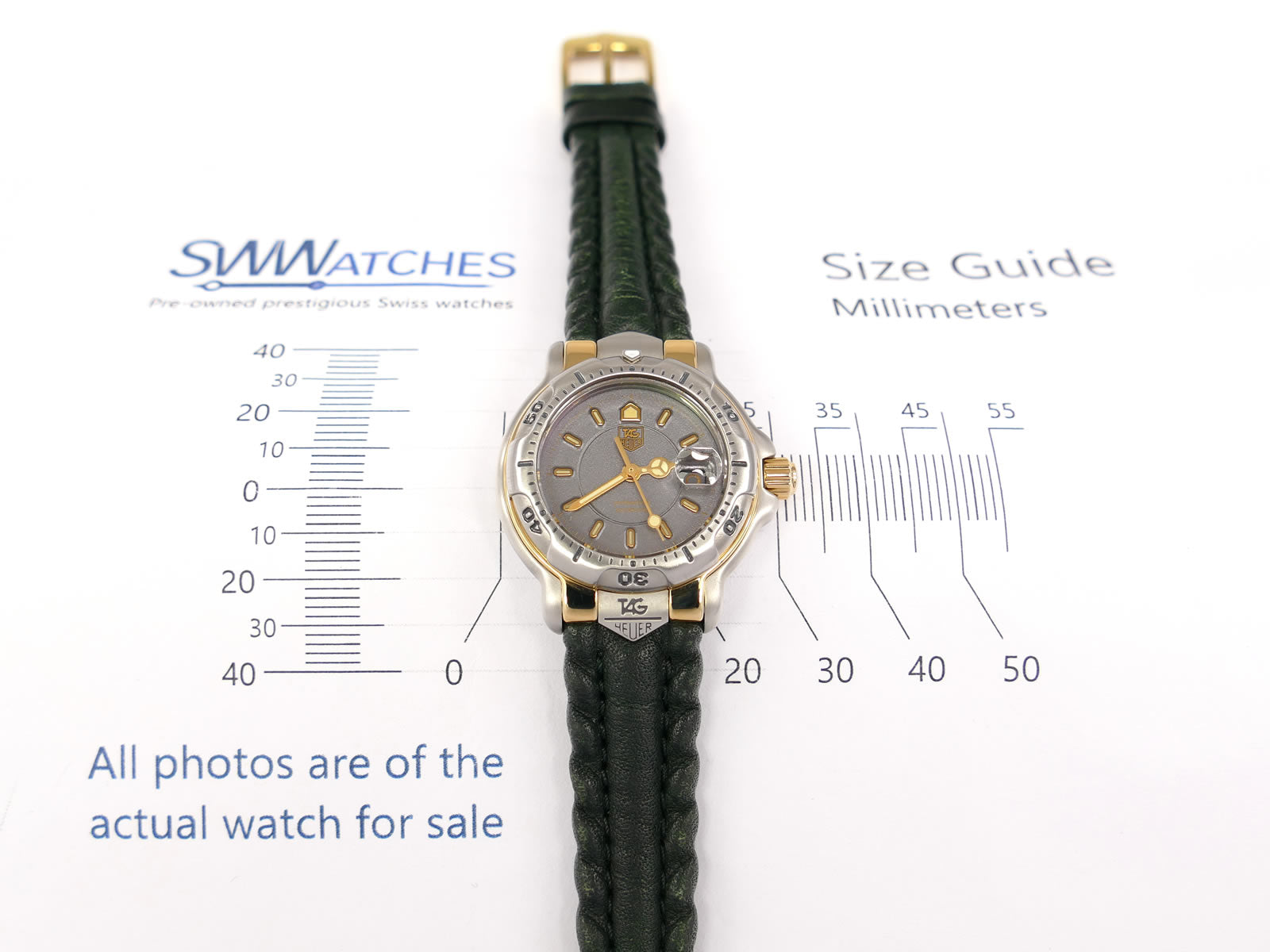 TAG Heuer 6000 WH1352 Ladies 29mm case size