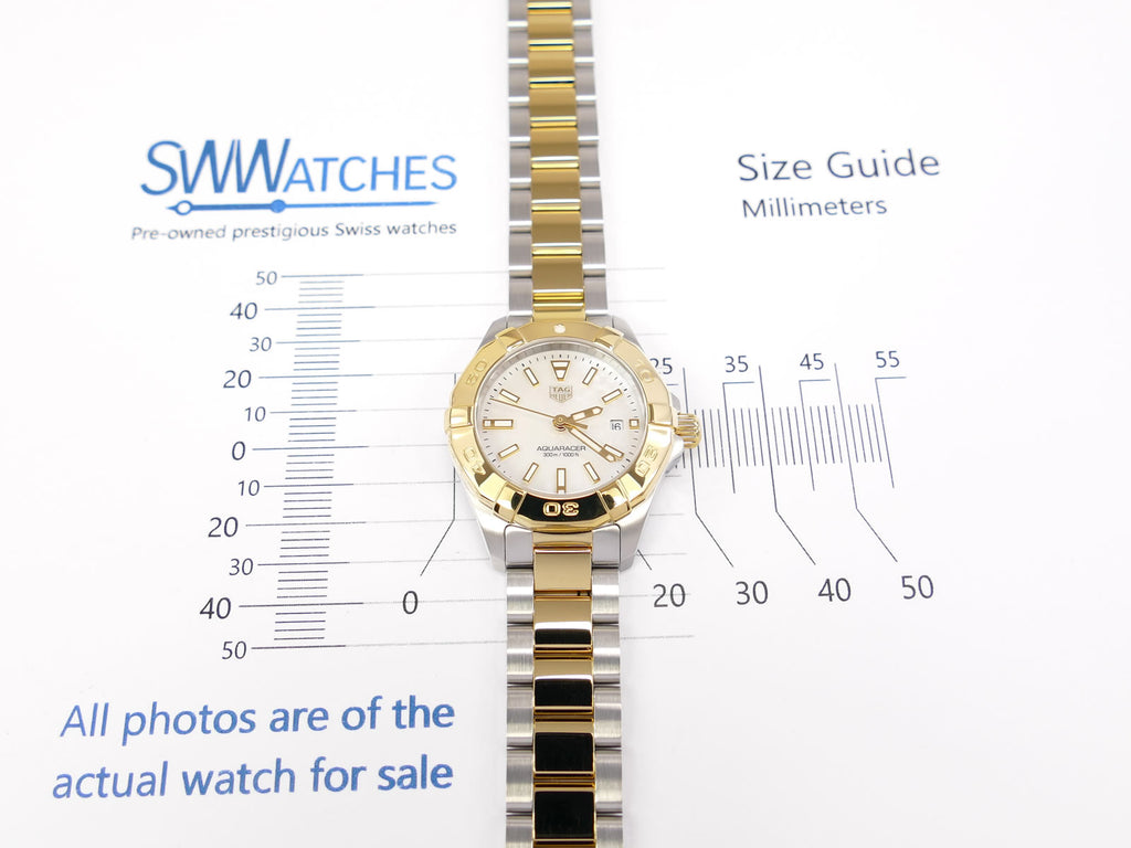 TAG Heuer Aquaracer Lady 27mm case size WBD1420