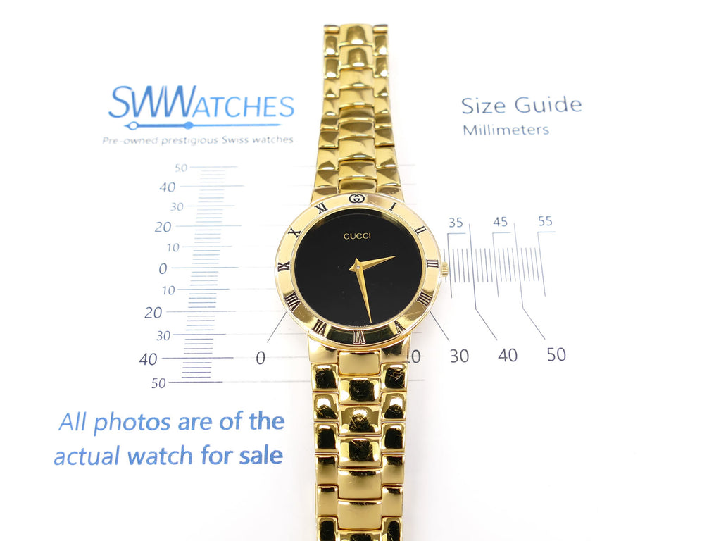 Gucci 3300M Small Men's 33mm case size