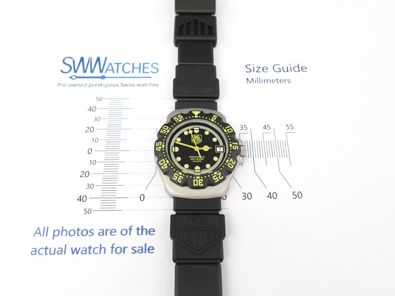 TAG Heuer Formula 1 WA1216 Mid size 35mm case size