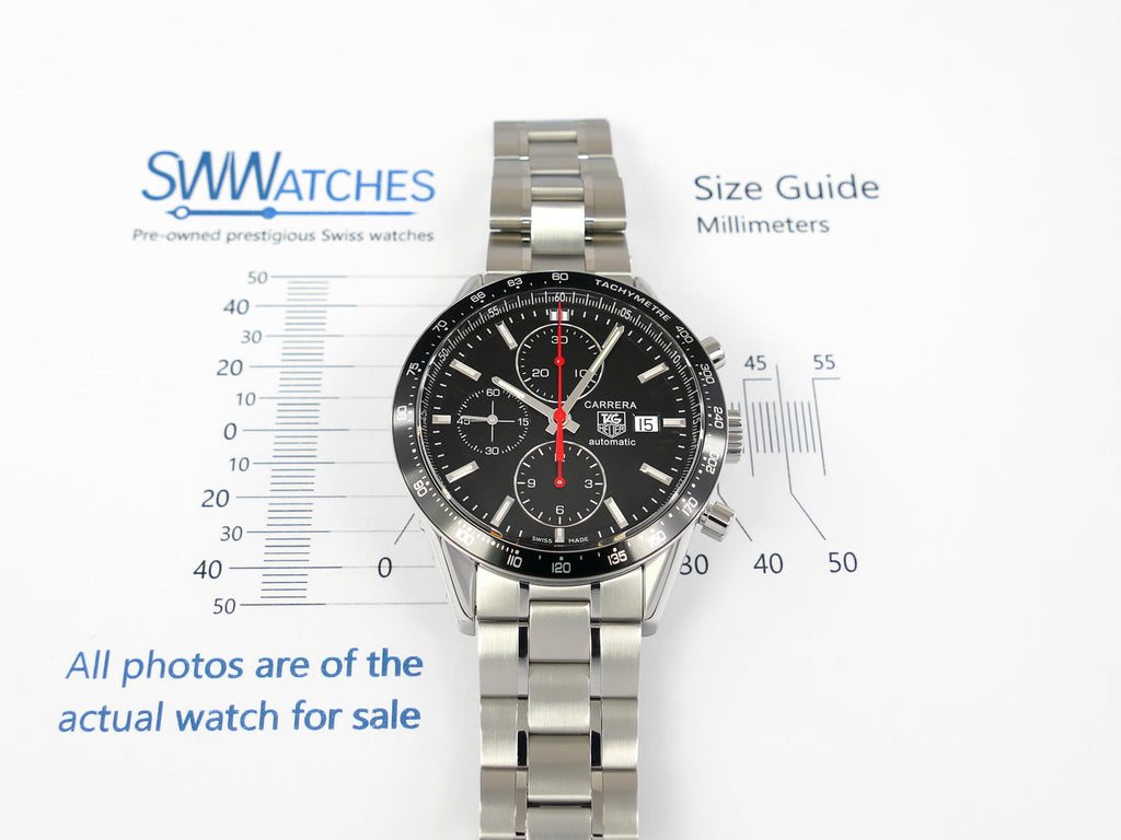 TAG Heuer Carrera Chronograph CV2014.BA0794 Case size 41mm