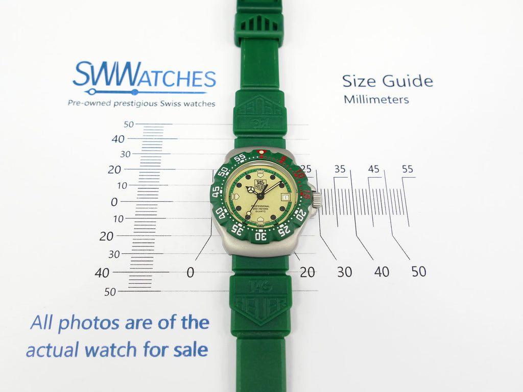 TAG Heuer Formula 1 WA1412 Ladies 29mm case size