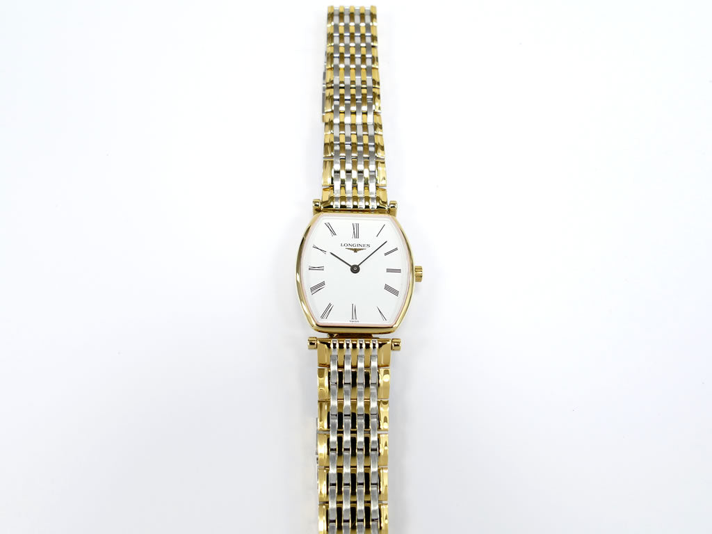 Longines La Grande Classique L4.205.2.11.7 gold tonneau case