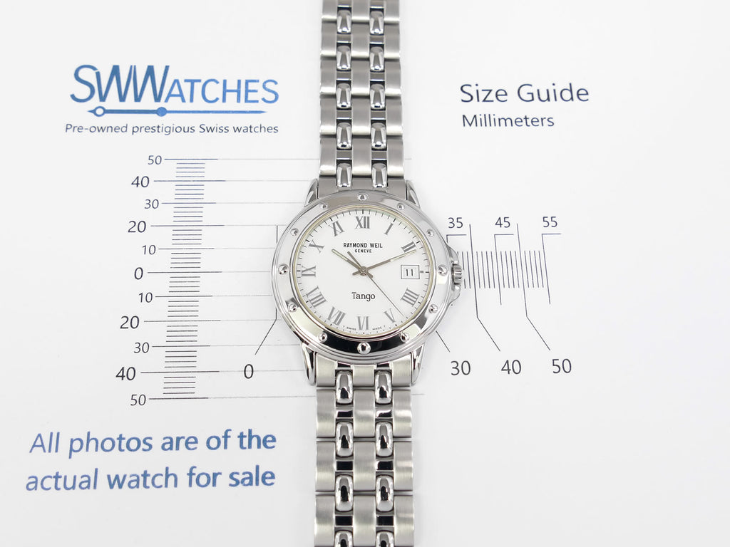 Raymond Weil Tango 5560 case size 35mm