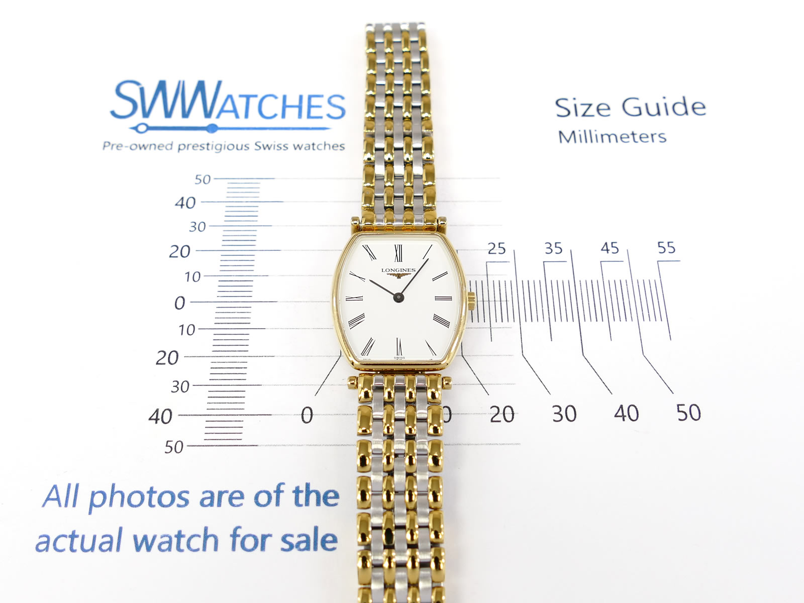 Longines La Grande Classique L4.205.2 case size 22 x 24mm