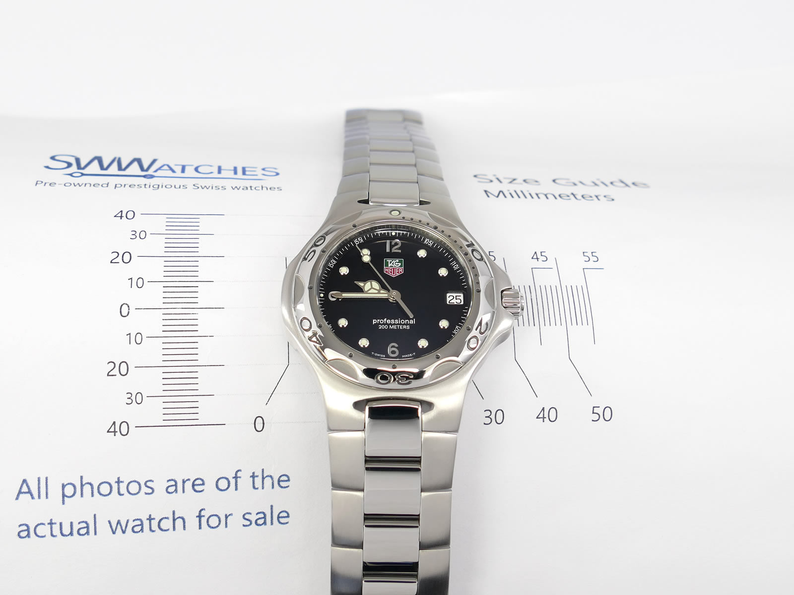 TAG Heuer Kirium WL1112 Full Size 38mm case