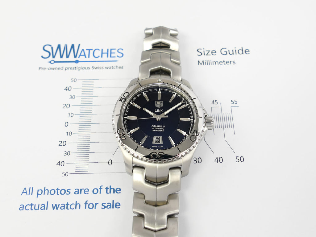 TAG Heuer Link WJ201A case size 42mm