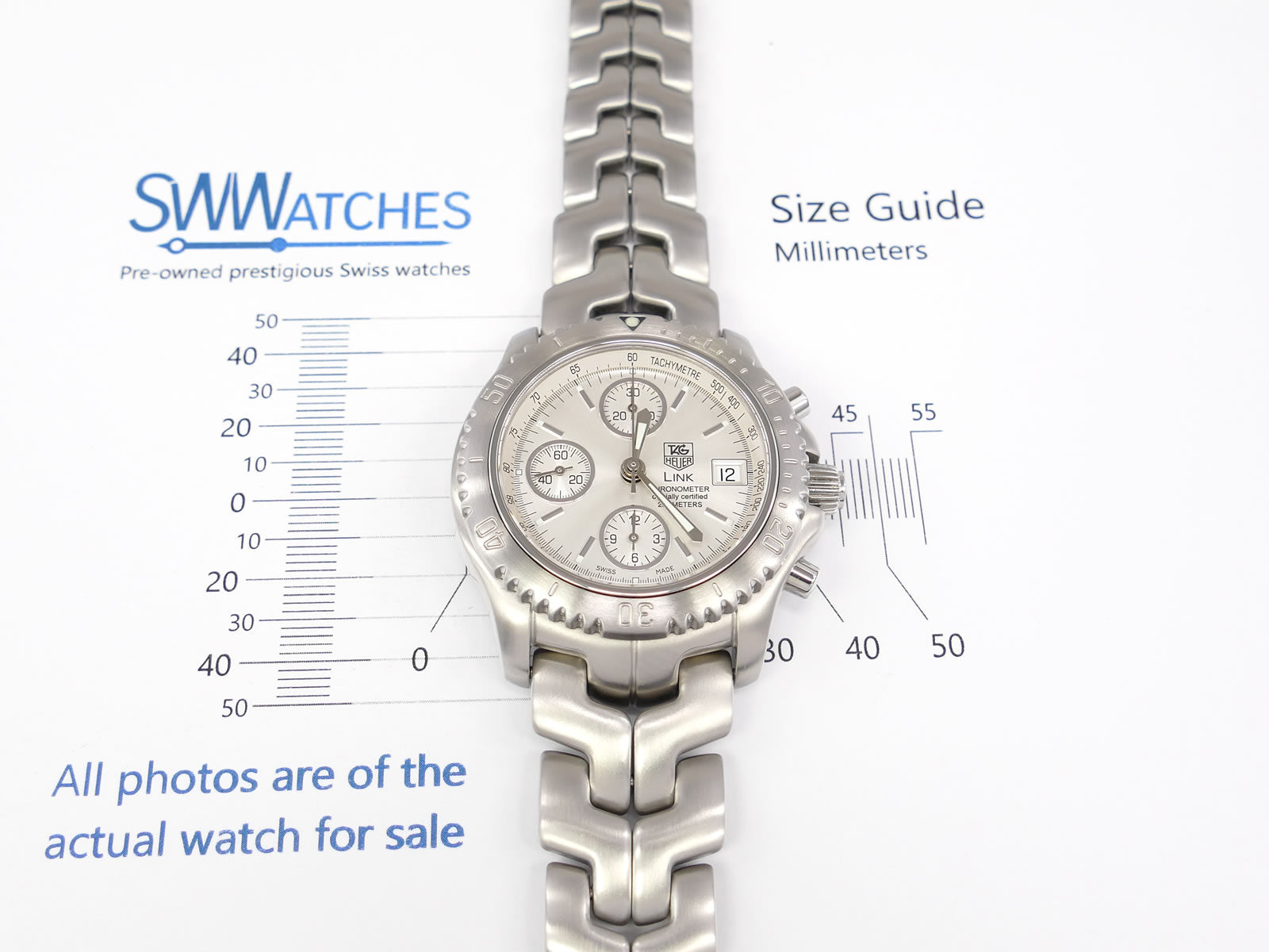 TAG Heuer Link Chronograph Case Size 41mm CT5113