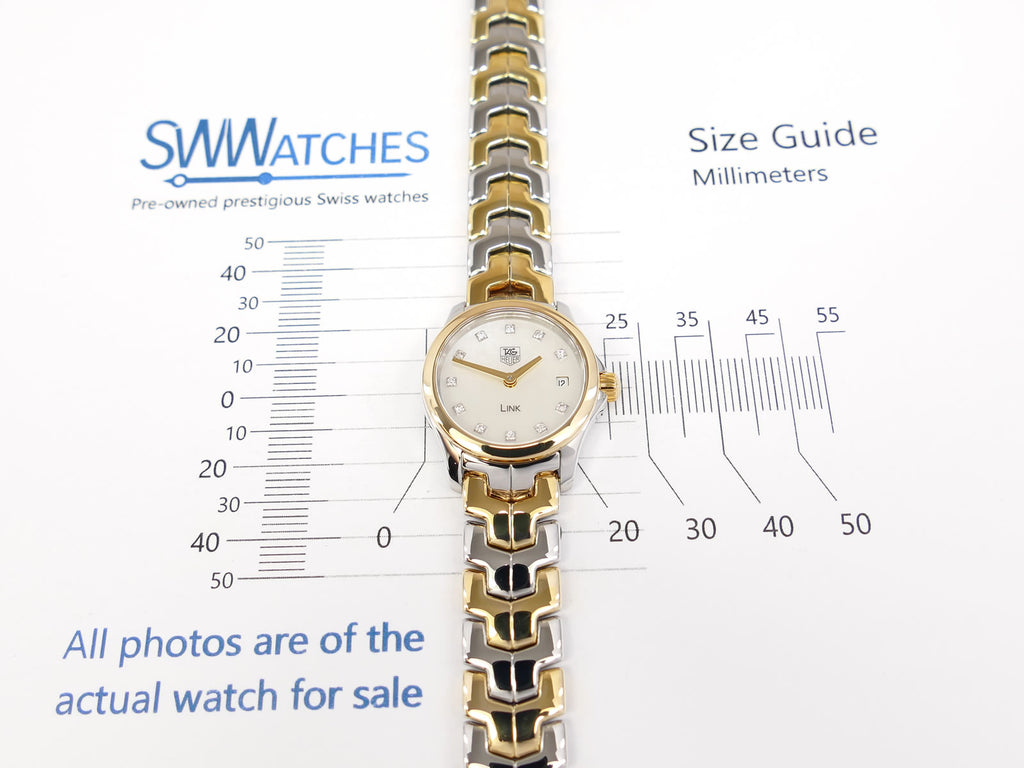 TAG Heuer Link Lady 24mm case size WJF1451