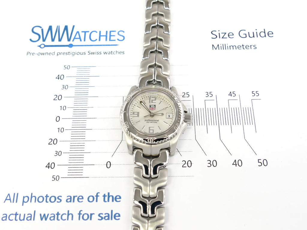 TAG Heuer Link Ladies Mini 25mm Case Size WT1414