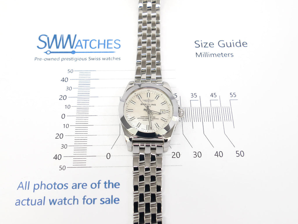 Breitling Galactic 29 Sleek W72348 case size 29mm