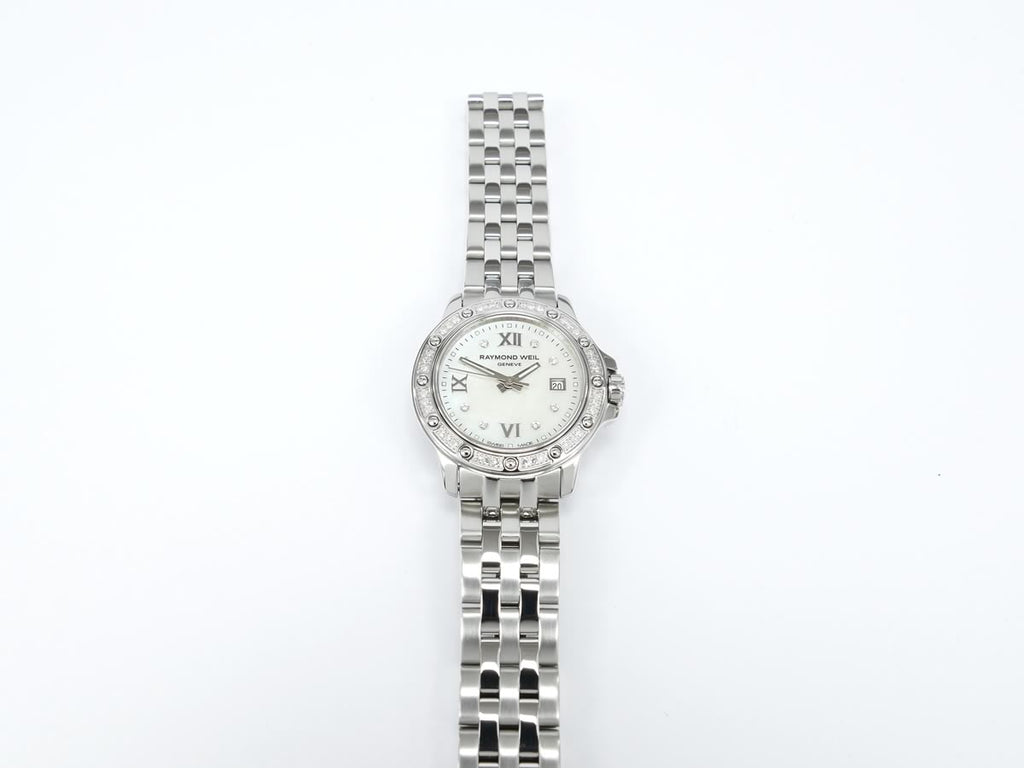 Raymond Weil Tango 44 Diamond Set Bezel 5399-STS-00995 Date