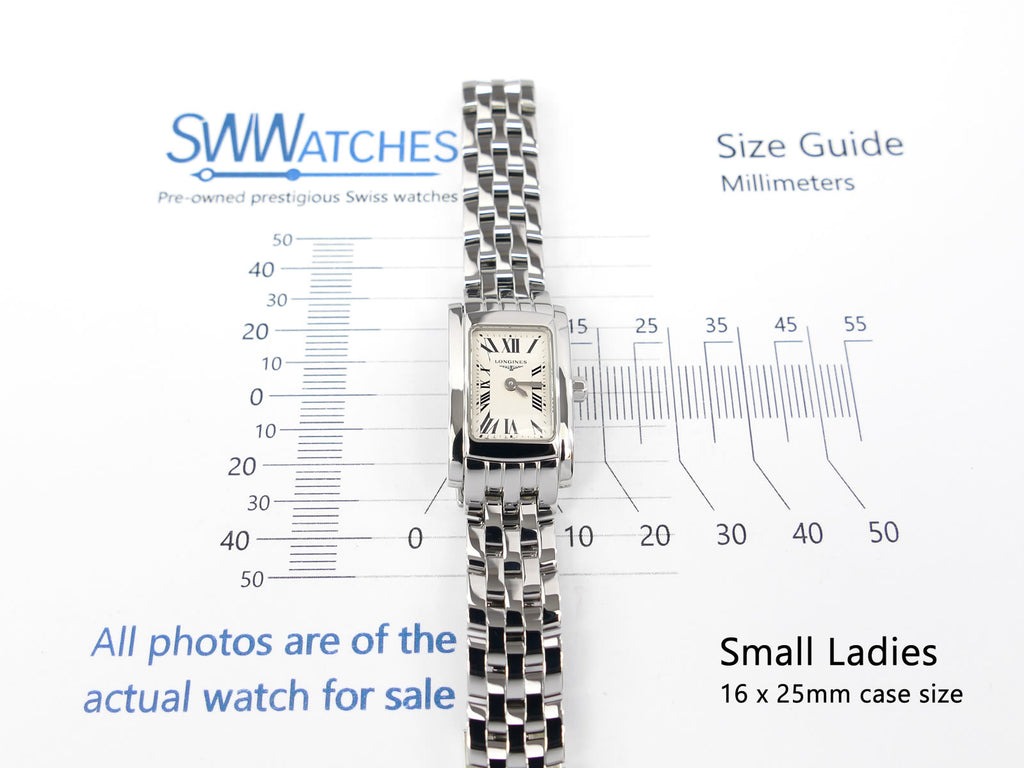 Longines DolceVita L5.158.4 case size 16 x 25mm