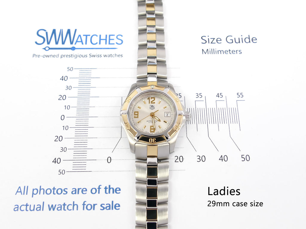 TAG Heuer 2000 Exclusive WN1353 Case size 29mm
