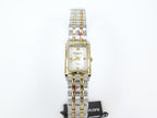 Raymond Weil Tango 5971-STP-00915 rectangular case with 18k gold plated bezel