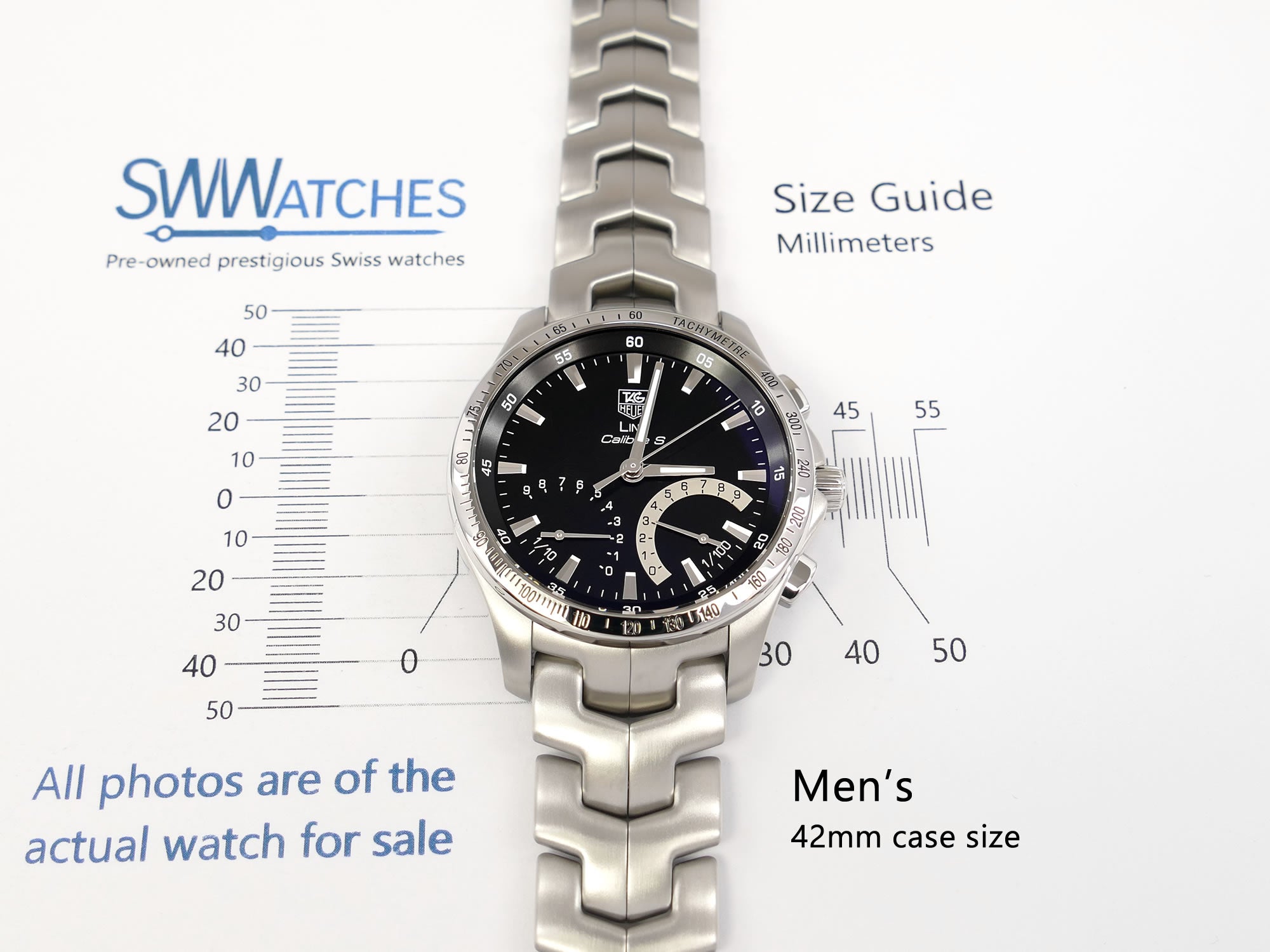 TAG Heuer Link CJF7110 Case size 42mm Men's