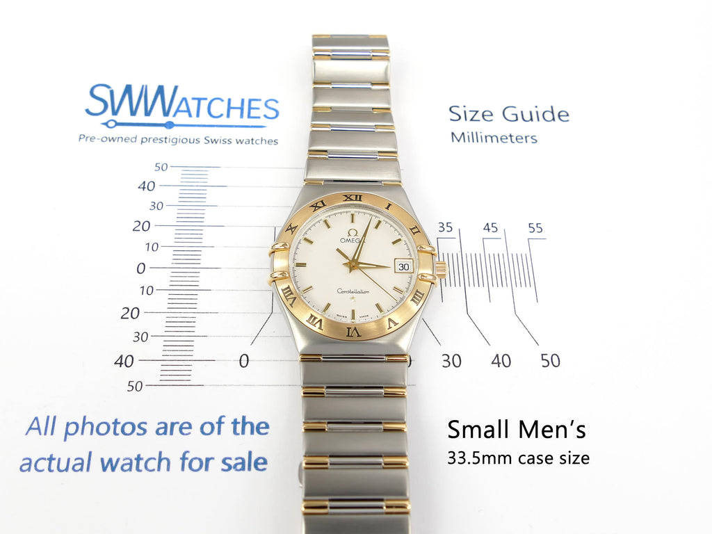 Omega Constellation 1312.30.00 small men's 33.5mm case size