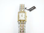 Raymond Weil Tango 5381-STP-00308 rectangular case with date and gold bezel