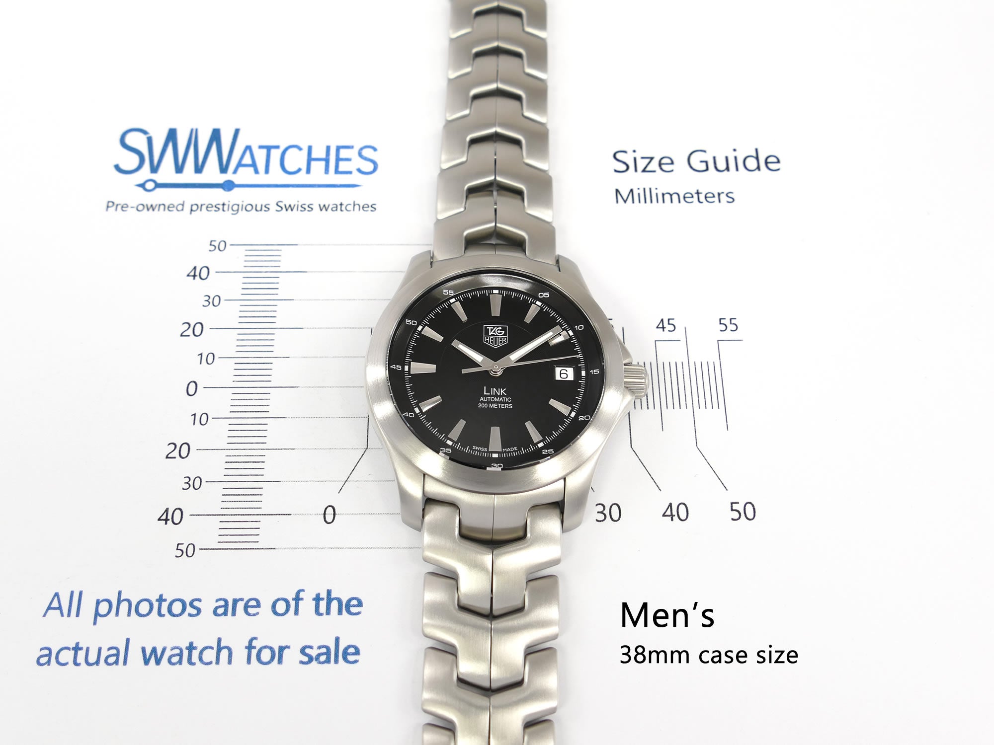 TAG Heuer Link WJF2110 Men's 38mm