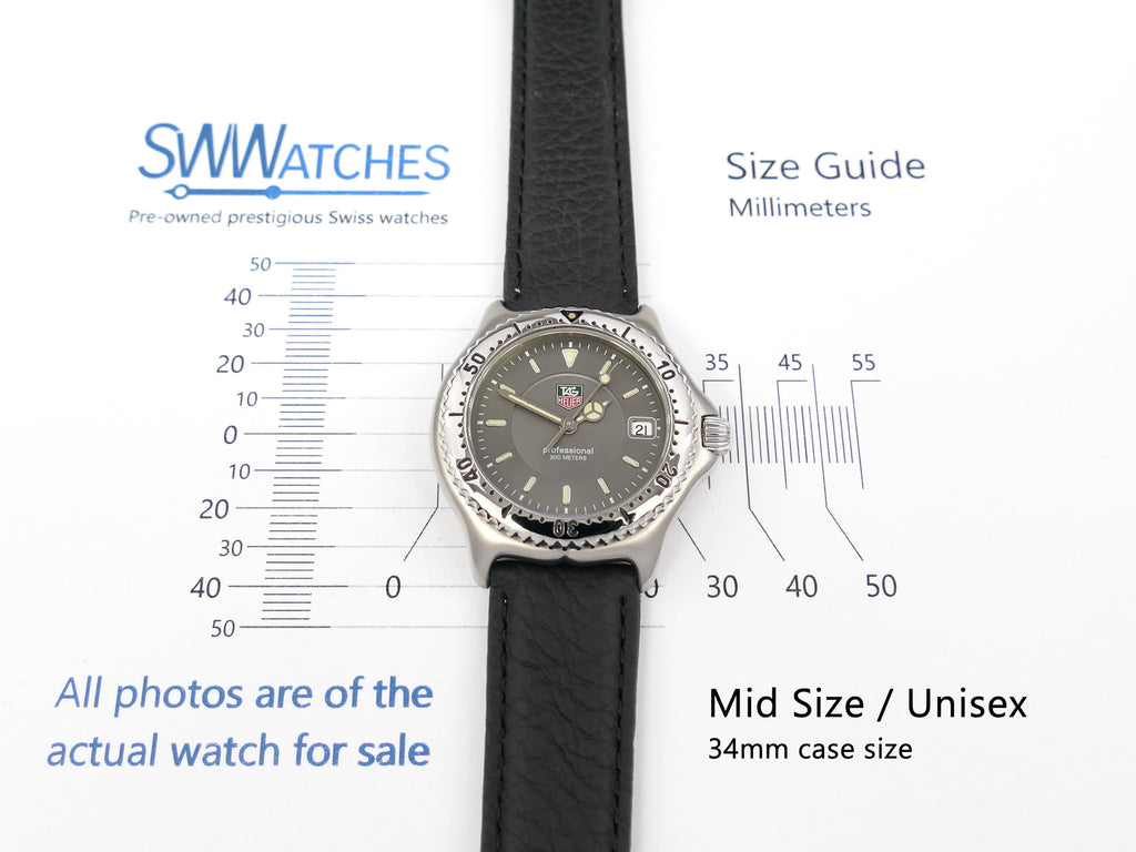 TAG Heuer SEL WI1211 Unisex Mid Size 34mm case size